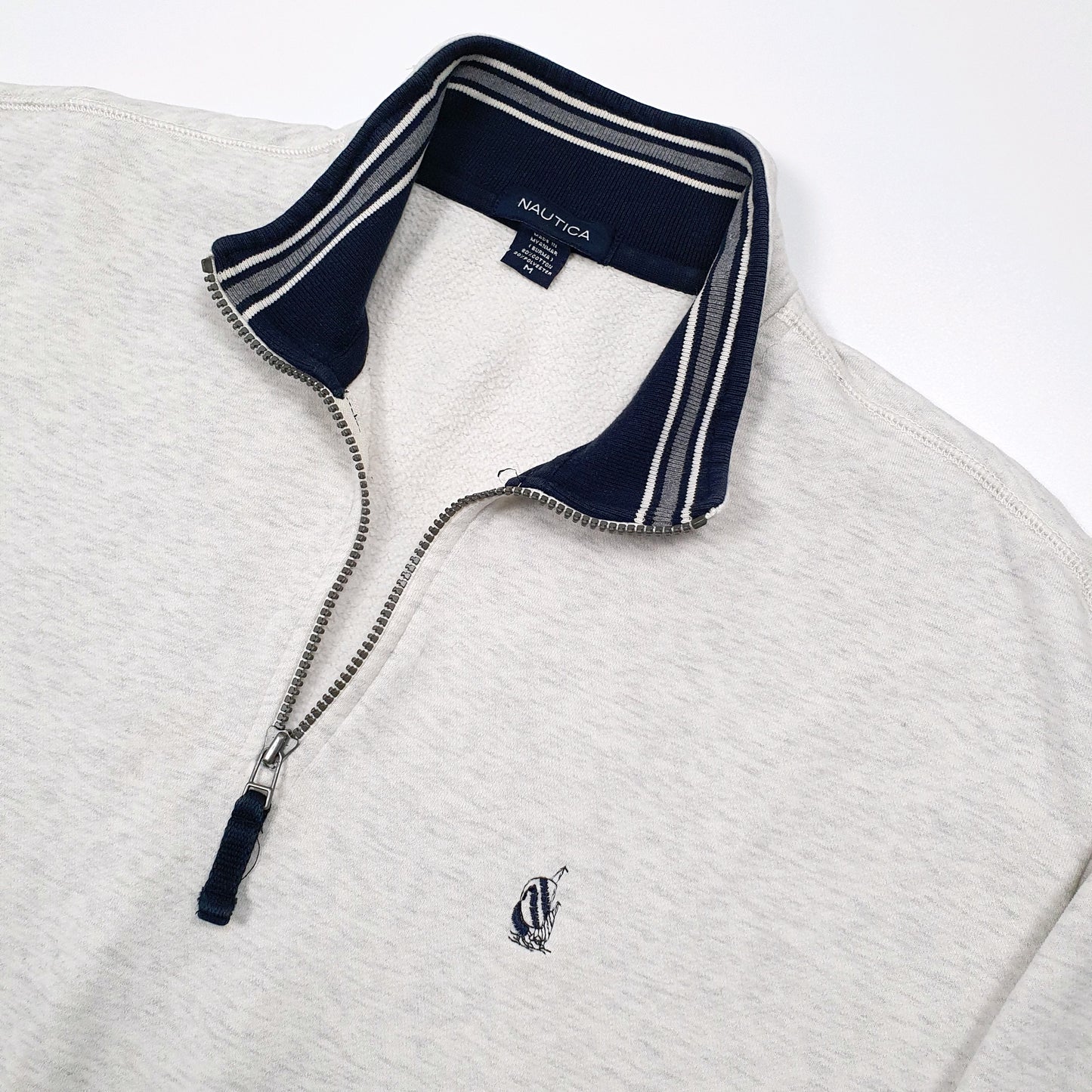Nautica Quarter Zip L Grey