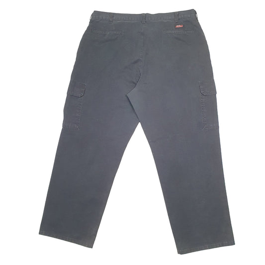 Mens Black Dickies Cargo Trousers