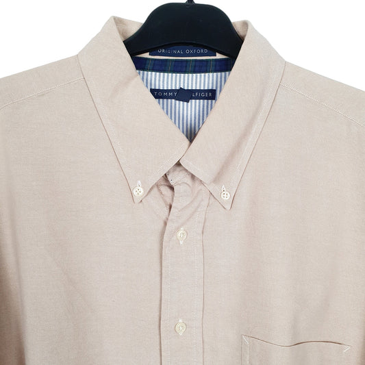 Tommy Hilfiger Long Sleeve Regular Fit Shirt Beige