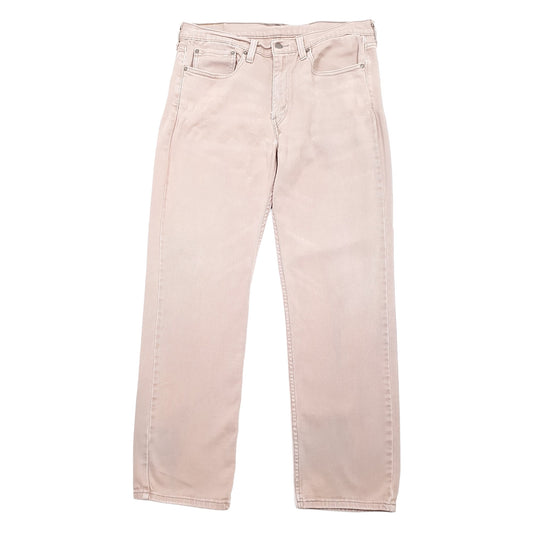 Levis 514 Straight Fit Jeans W34 L32 Pink