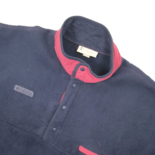 Columbia Sportswear Quarter Zip Fleece XXL Navy