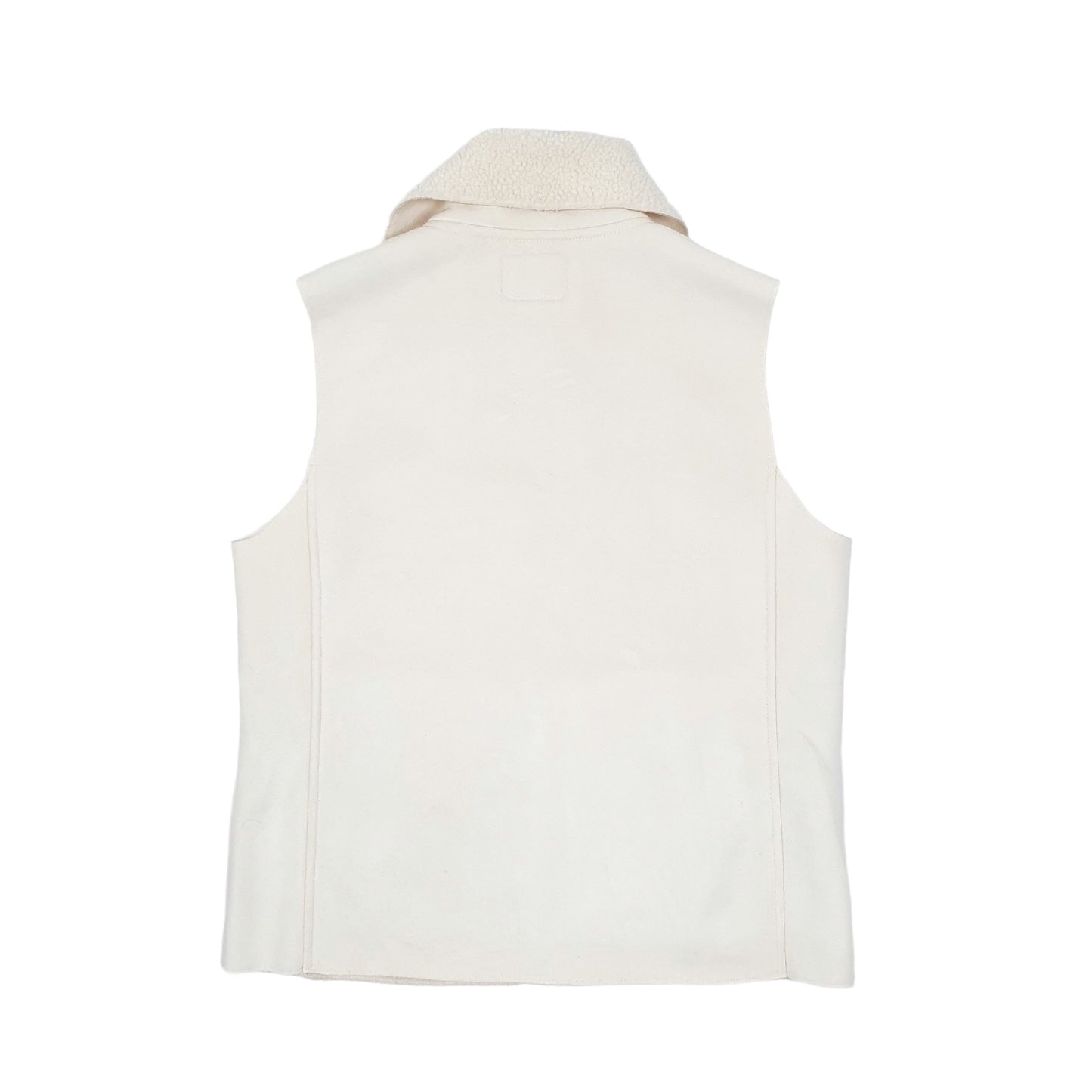 Ralph Lauren Sheepskin Sherpa Lined Gilet Fleece M Cream