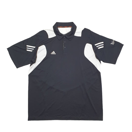Adidas Golf Scorch Archie Harvey Short Sleeve Polyester Polo Shirt Black