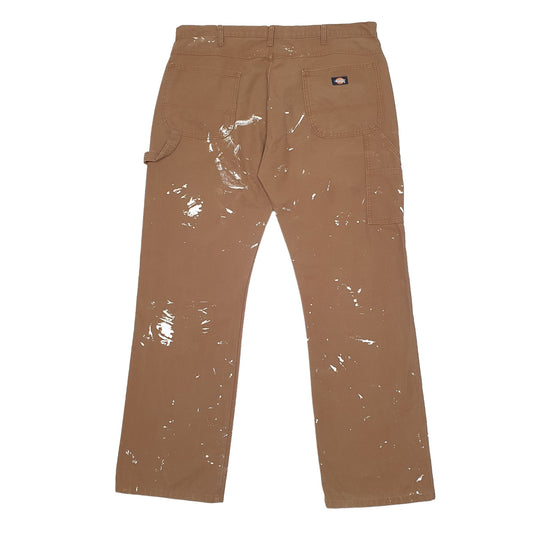 Mens Brown Dickies Carpenter Trousers