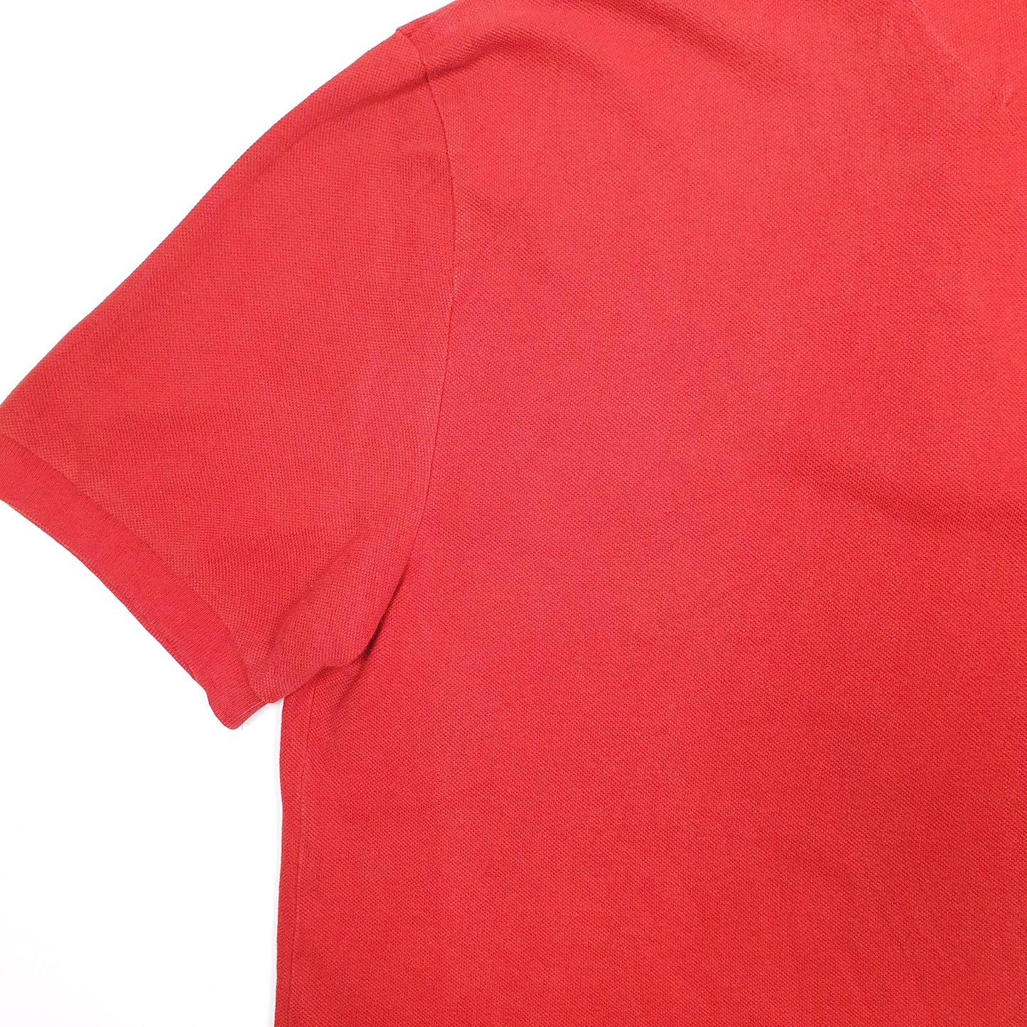 Mens Red Tommy Hilfiger Short Sleeve Polo Shirt