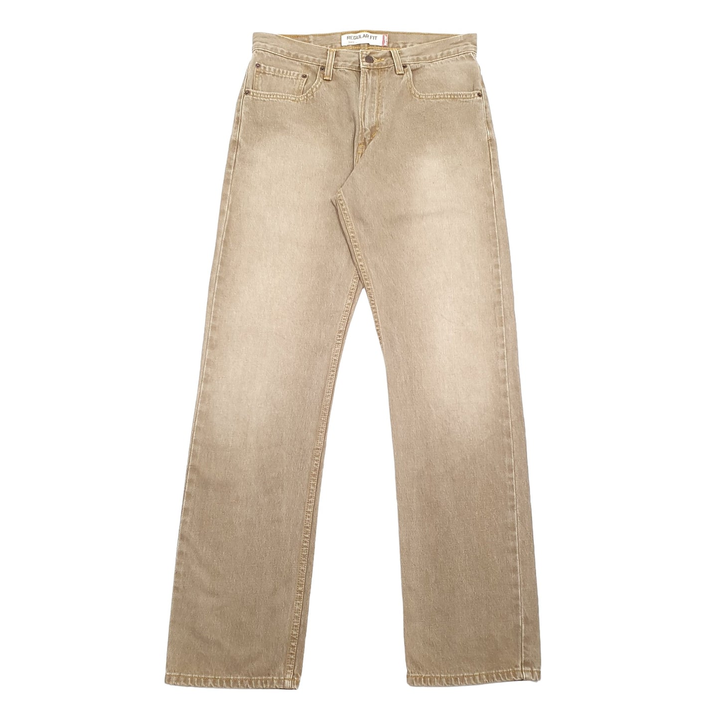 Levis 505 Regular Fit Jeans W33 L34 Brown