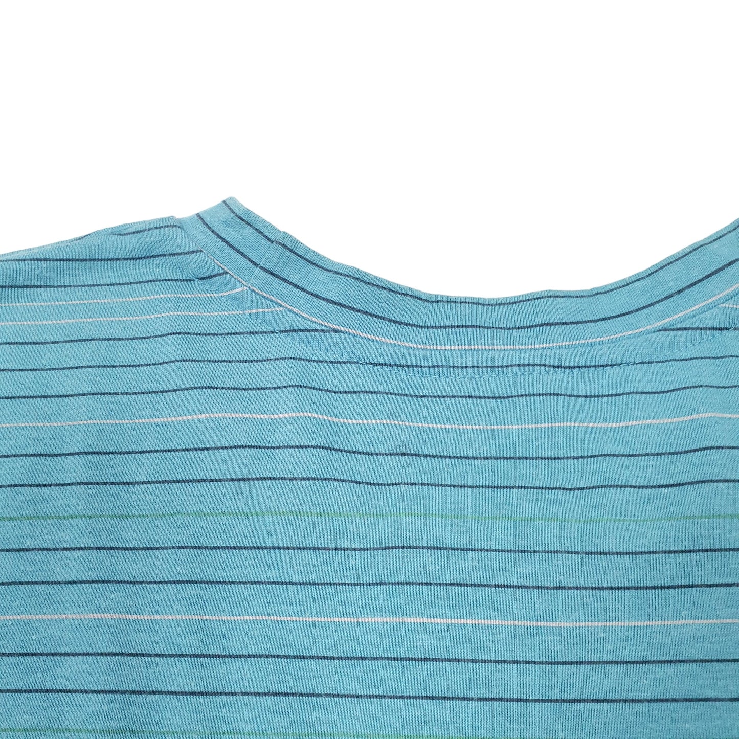 Mens Turquoise Columbia Sportswear Omni Wick Striped Blend Short Sleeve T Shirt