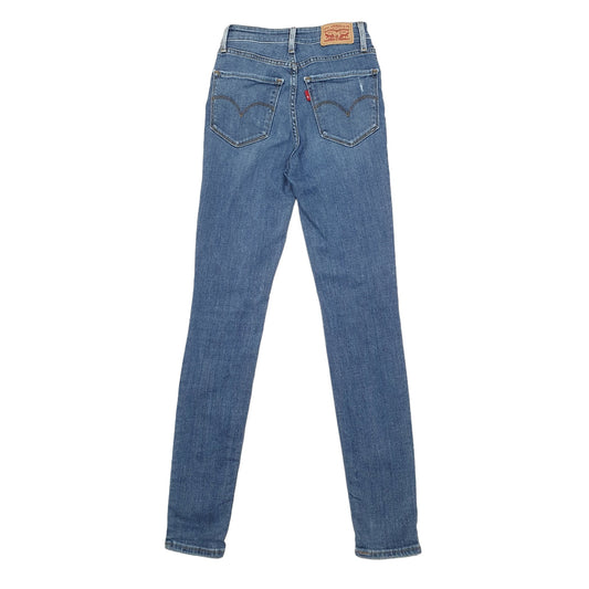 Levis 721 Skinny Fit Jeans UK6 Blue