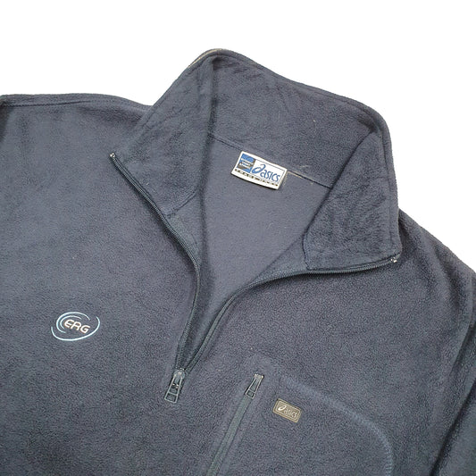 Asics Quarter Zip Fleece L Navy