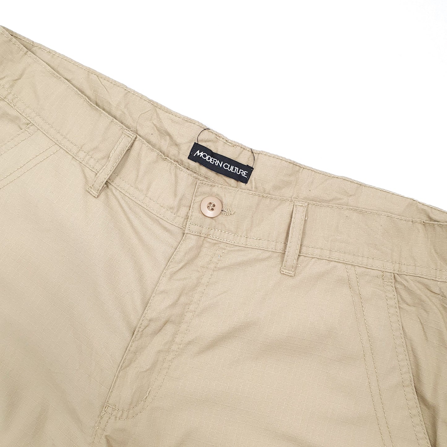 Modern Culture Beige Cargo Workwear Shorts W38