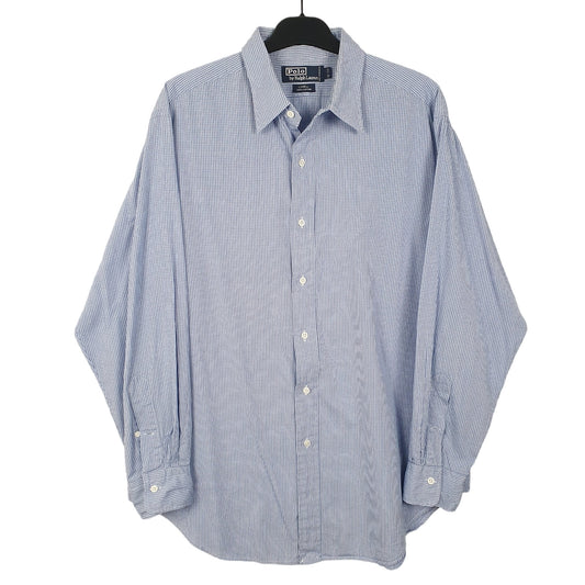 Mens Blue Ralph Lauren Long Sleeve Shirt