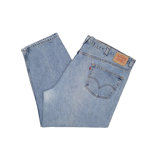Levis 550 Relaxed Fit 1990s Jeans W52 L29 Blue