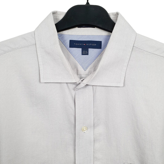 Mens Grey Tommy Hilfiger Long Sleeve Shirt