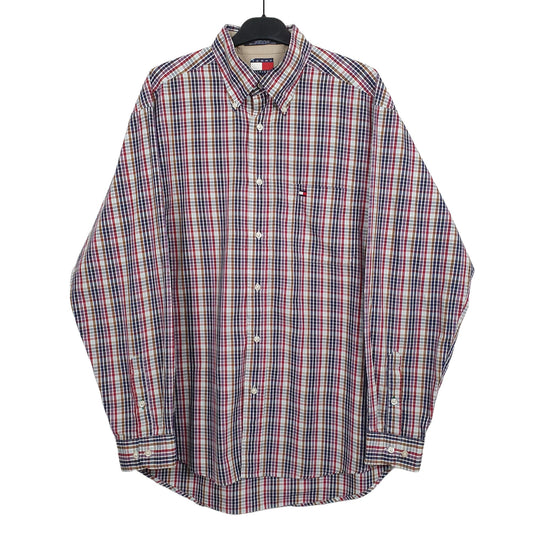 Red Tommy Hilfiger Long Sleeve Shirt