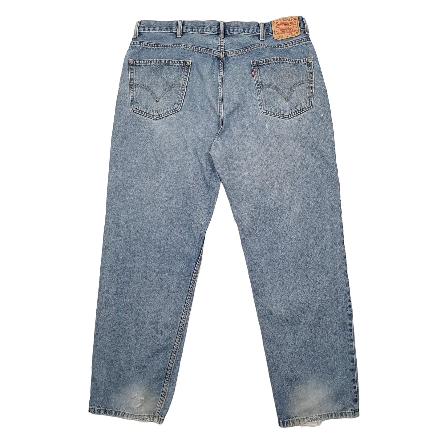 Levis 550 Relaxed Fit Jeans W42 L32 Blue