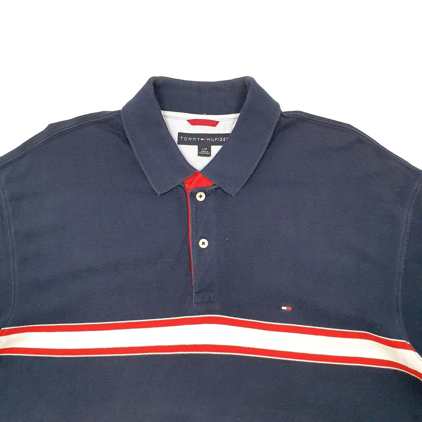 Mens Navy Tommy Hilfiger Short Sleeve Polo Shirt