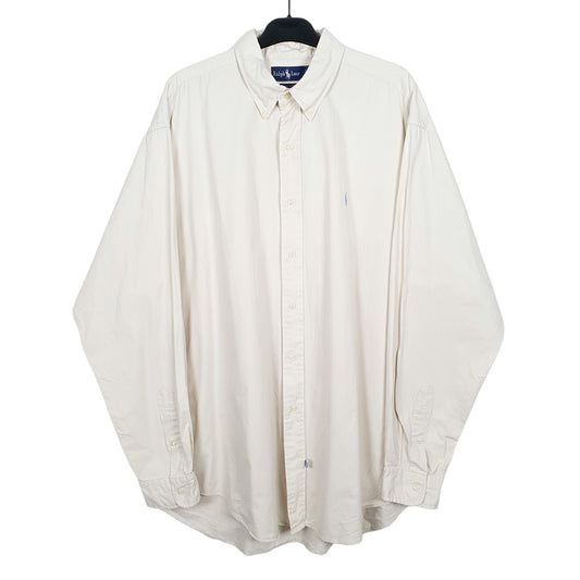 Ralph Lauren Long Sleeve Regular Fit Shirt Cream