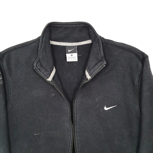 Mens Black Nike Full Zip Jumper