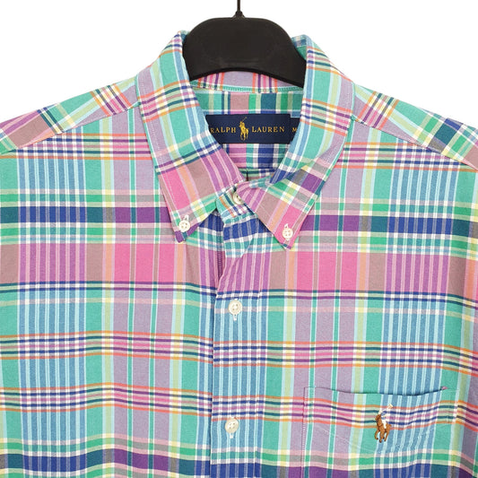 Mens Blue Ralph Lauren Short Sleeve Shirt