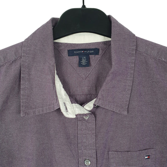 Womens Purple Tommy Hilfiger Long Sleeve Shirt