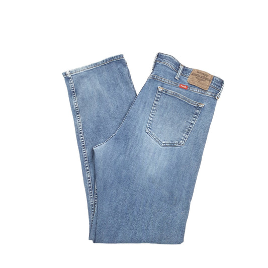 Wrangler Casual Regular Fit Relaxed Stretch Jeans W36 L32 Blue