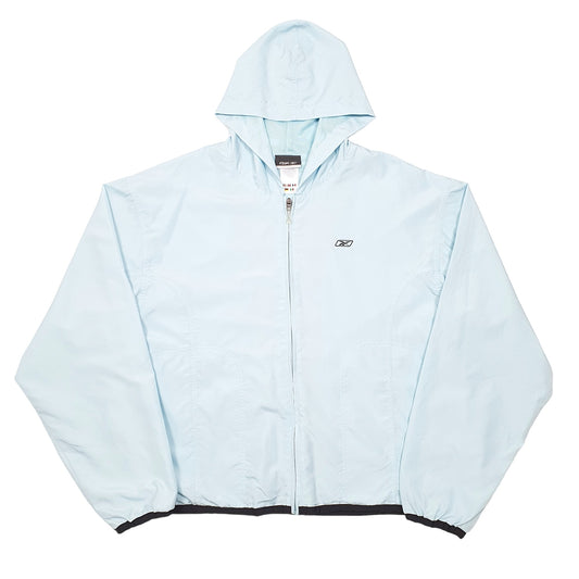 Womens Blue Reebok Hooded Coat