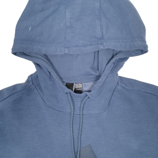 Mens Blue Adidas Hoodie Jumper
