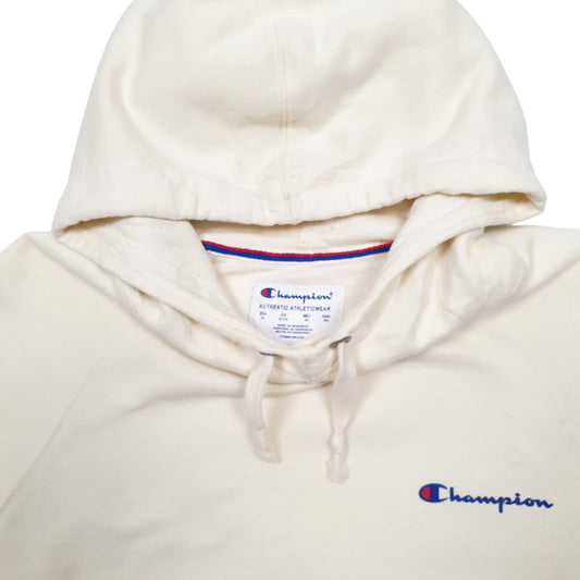 Mens Yellow Champion Hoodie Jumper