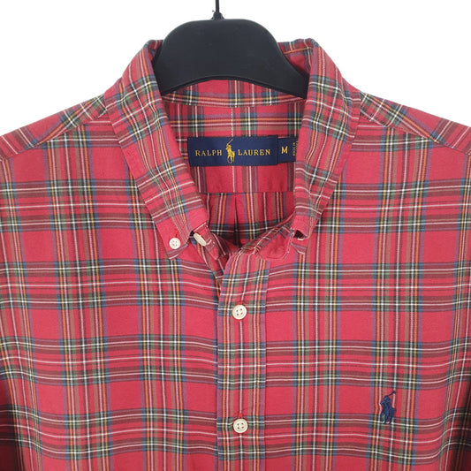 Ralph Lauren Long Sleeve Regular Fit Check Shirt Red