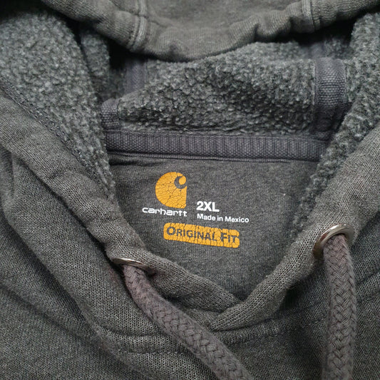 Grey Carhartt Work Wear Hoodie Jumper
