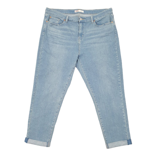 Levis Casual Tapered Fit Stretch Boyfriend Jeans UK20 Blue