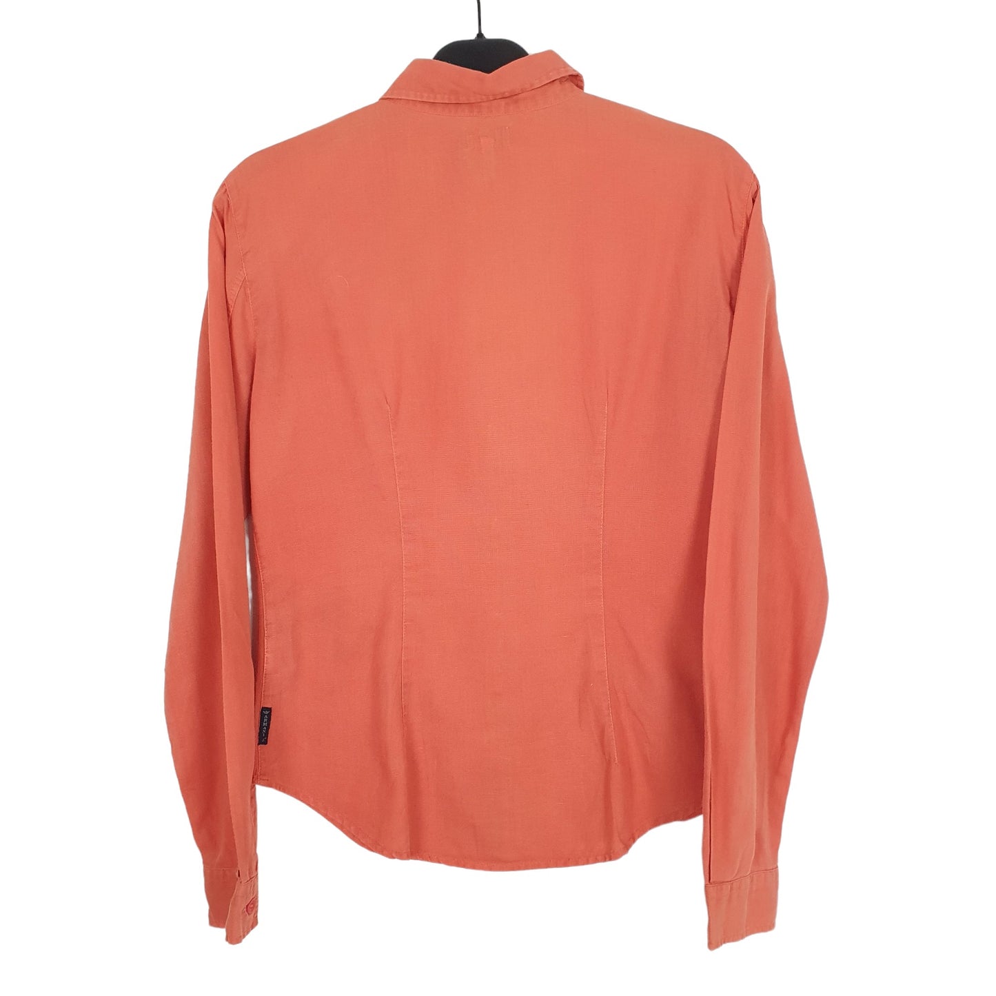 Armani Long Sleeve Regular Fit Shirt Orange