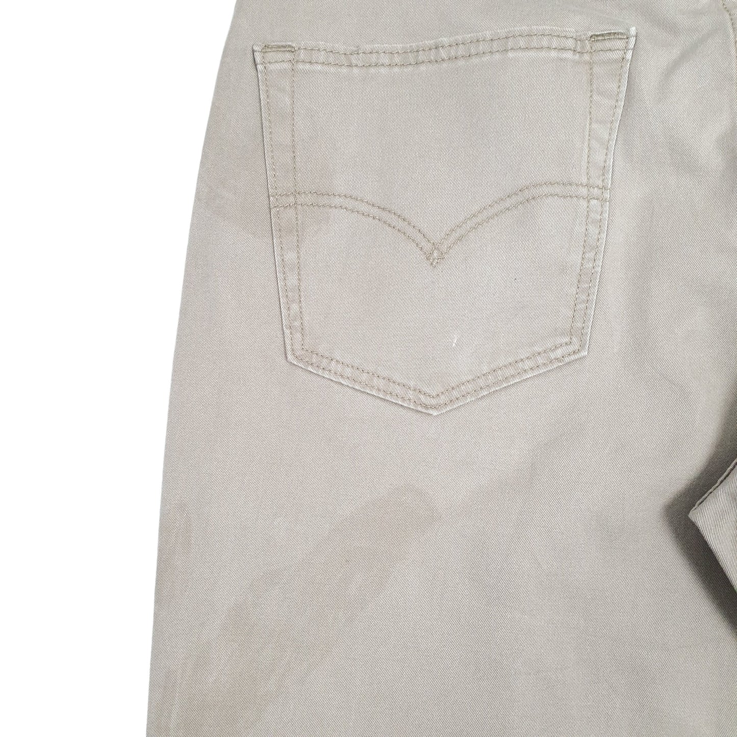 Mens Levis 541 Tapered Beige Chino Trousers W36 L30 Beige