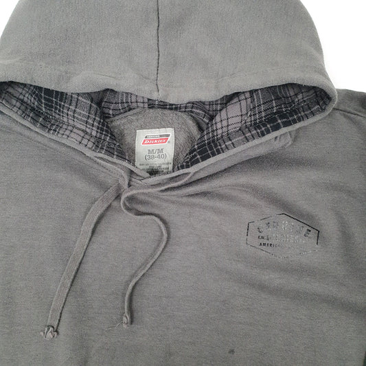 Mens Grey Dickies Workwear Hoodie Jumper