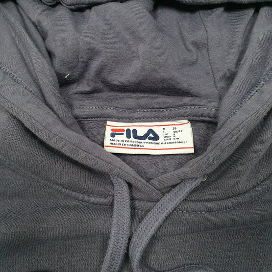 Mens Navy Fila Hoodie Jumper