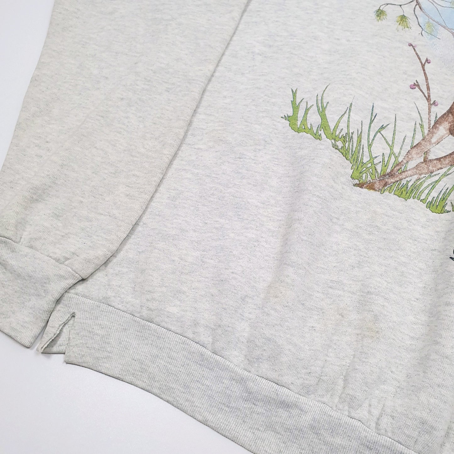 Fruit of the Loom 1990's Crewneck M Grey