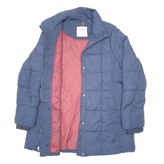 Womens Navy Tommy Hilfiger Nylon Winter Coat