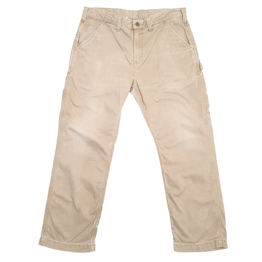 Carhartt Carpenter Loose Fit Chino Jeans W36 L28 Beige