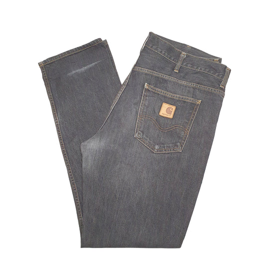 Mens Black Carhartt Carpenter JeansW38 L32