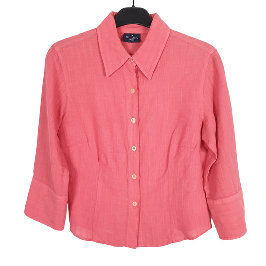 Trussardi Short Sleeve Regular Fit Shirt Pink