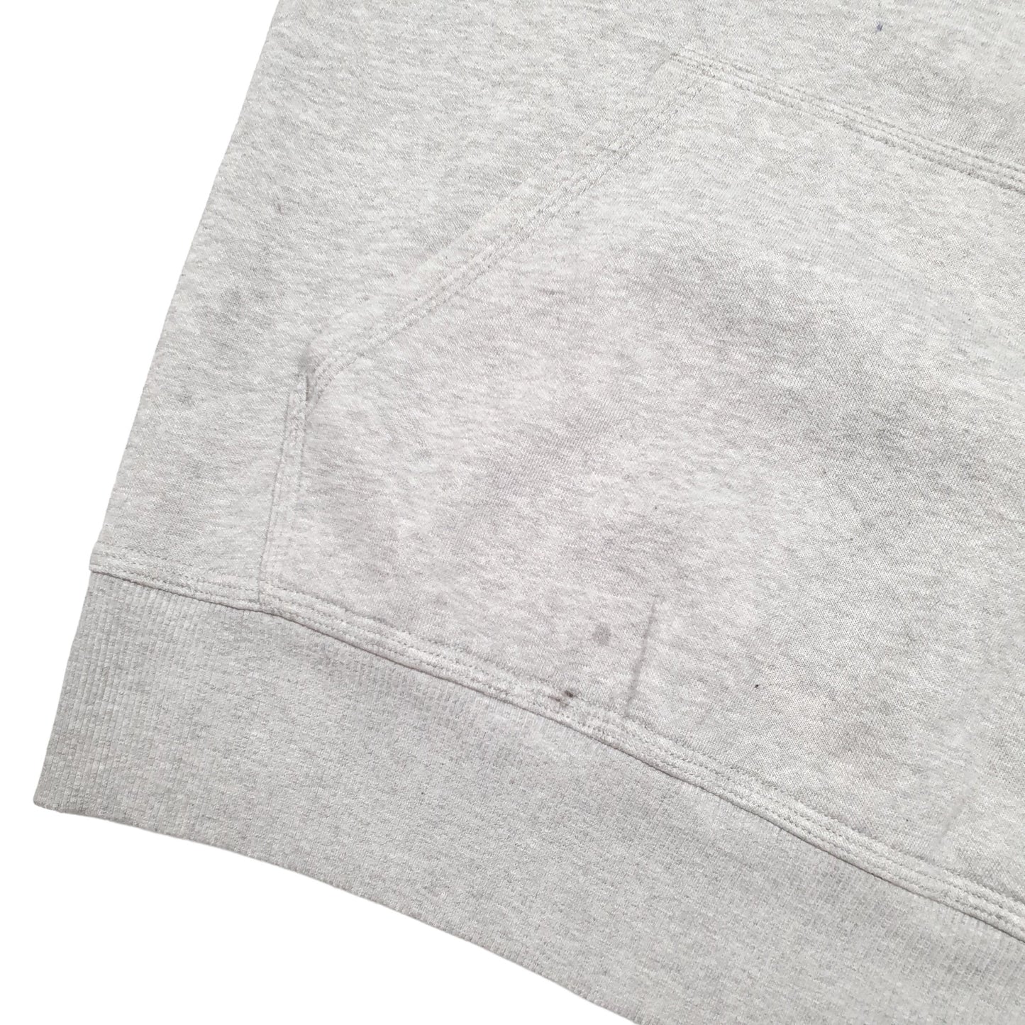 Mens Grey Champion Spellout Hoodie Jumper