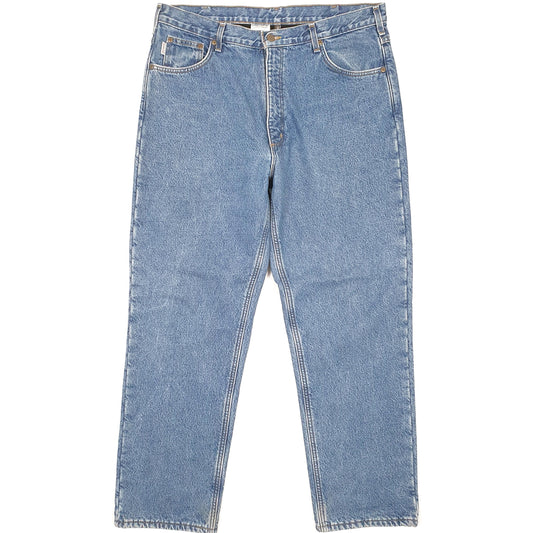 Carhartt Casual Regular Fit Lined Jeans W38 L31 Blue