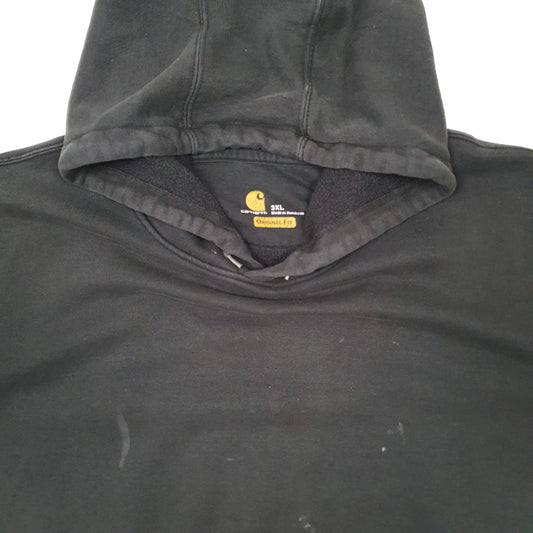Mens Black Carhartt Workwear Hoodie Jumper