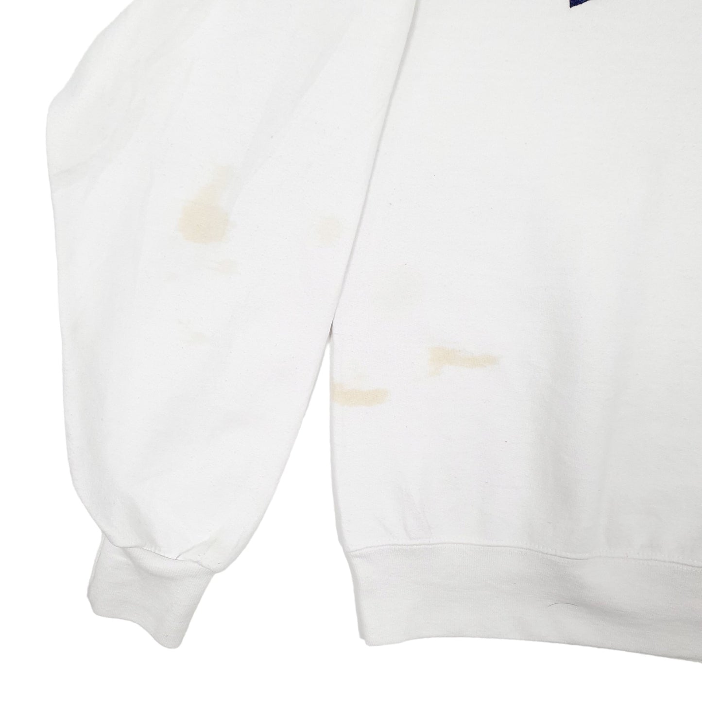 Mens White Champion USA College Auburn Crewneck Jumper