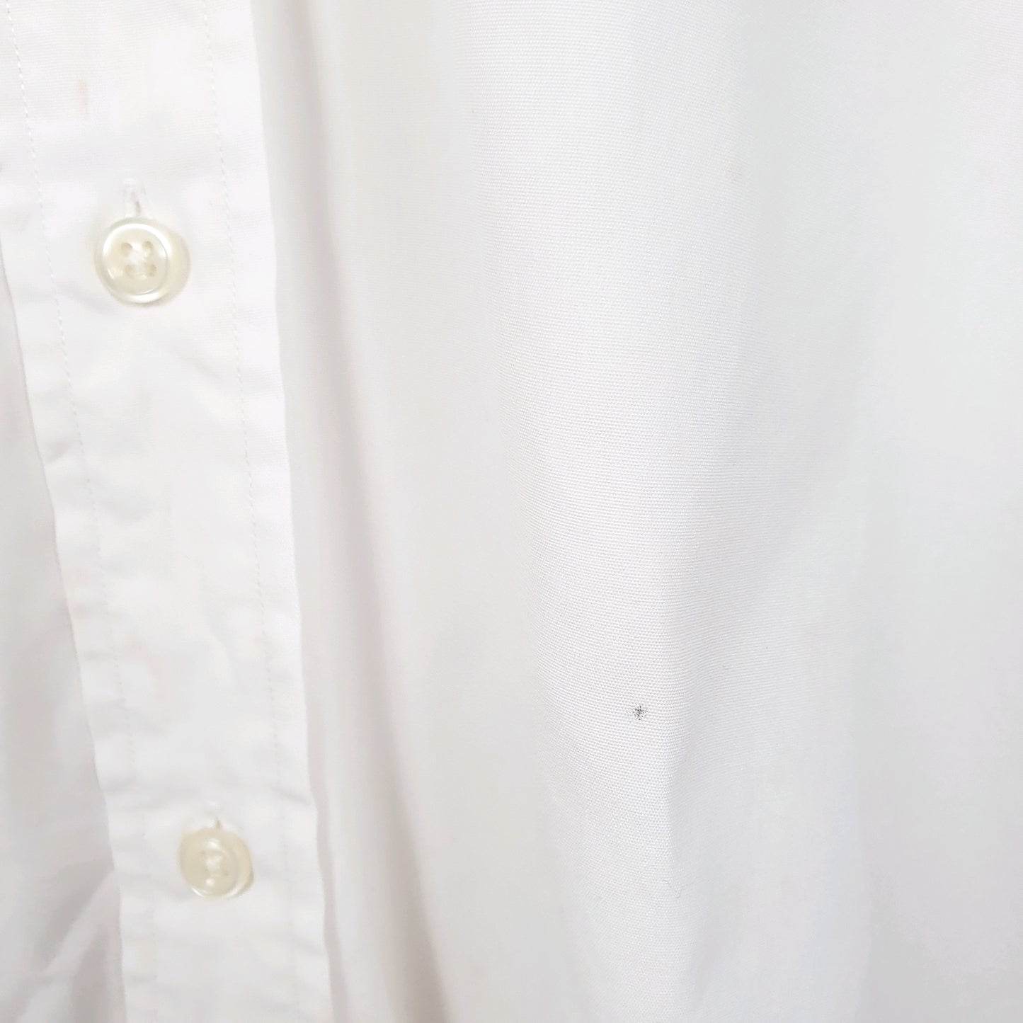 Mens White Ralph Lauren Oxford Long Sleeve Shirt