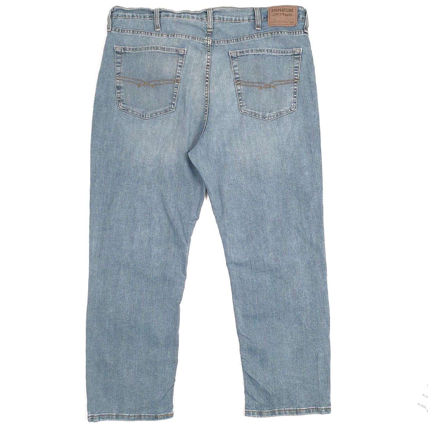 Levis Signature Tapered Fit Athletic Jeans W40 L28 Blue