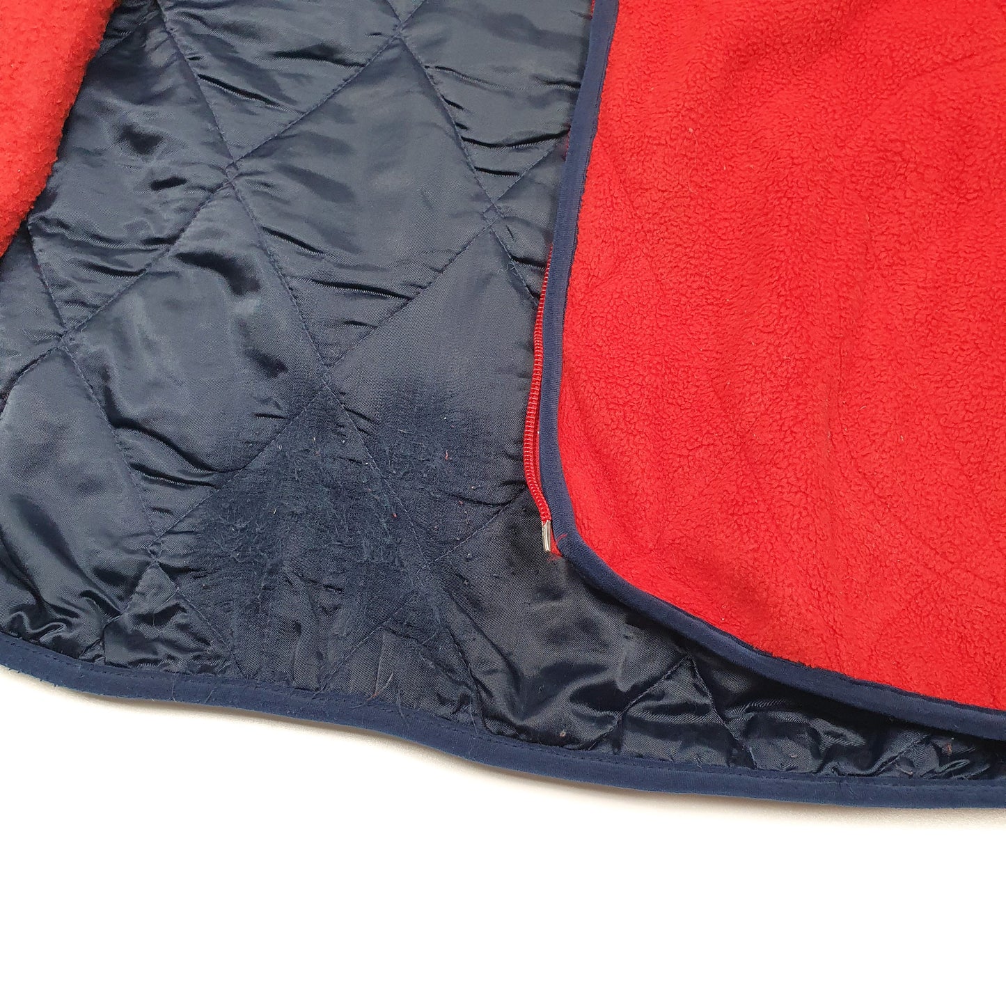 Nautica Quilted US Challenge Gilet Fleece L Red