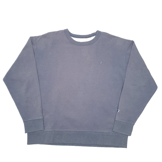 Mens Navy Champion Crewneck Jumper