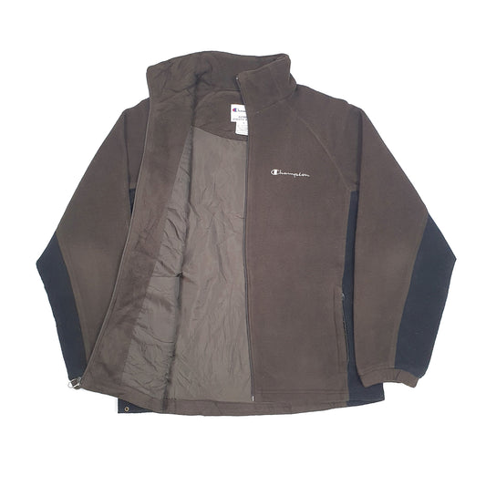 Champion Full Zip Fleece L Brown