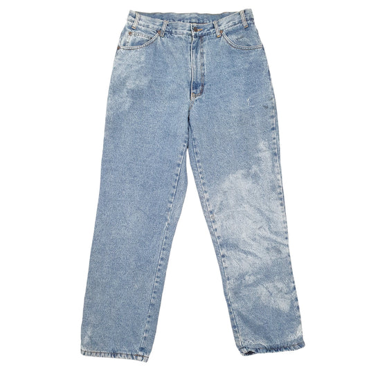 Mens Blue Dickies Lined Thermal Winter Insulated Casual JeansW32 L31